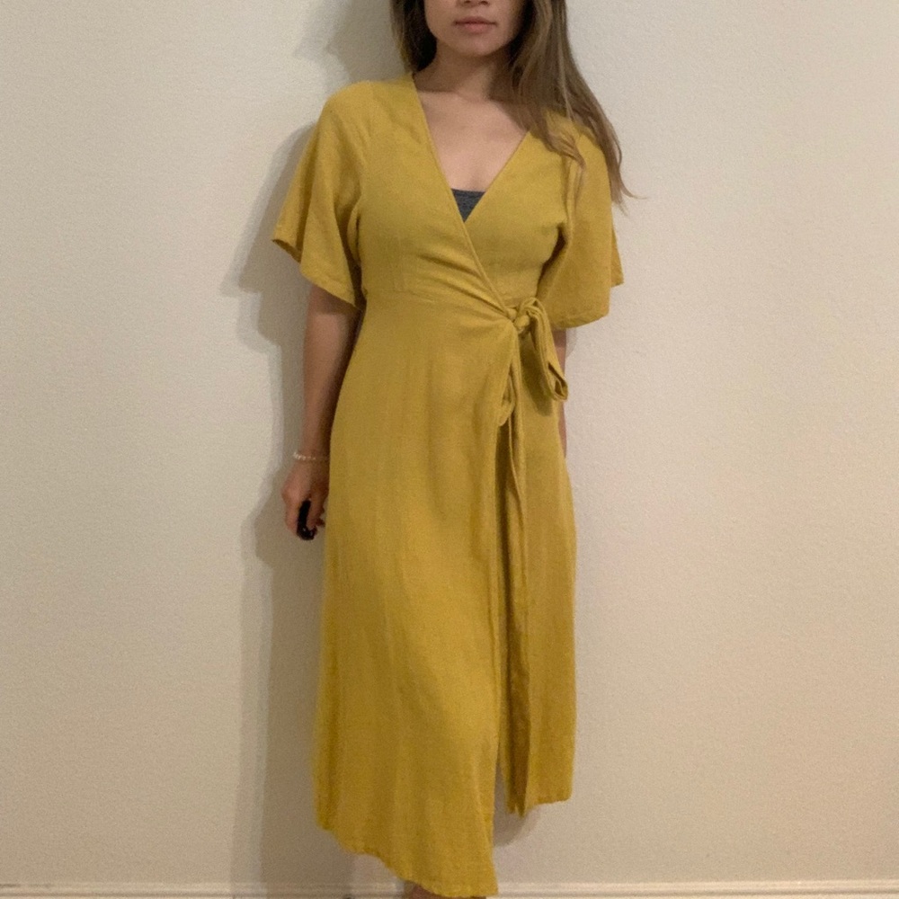 Urban Outfitter - mustard yellow dress XS